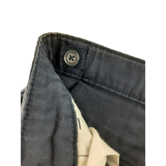 Old Navy Boy's Navy Blue Bootcut Chino Uniform Pants Adjustable Waist Stretch 16 - Picture 5 of 10